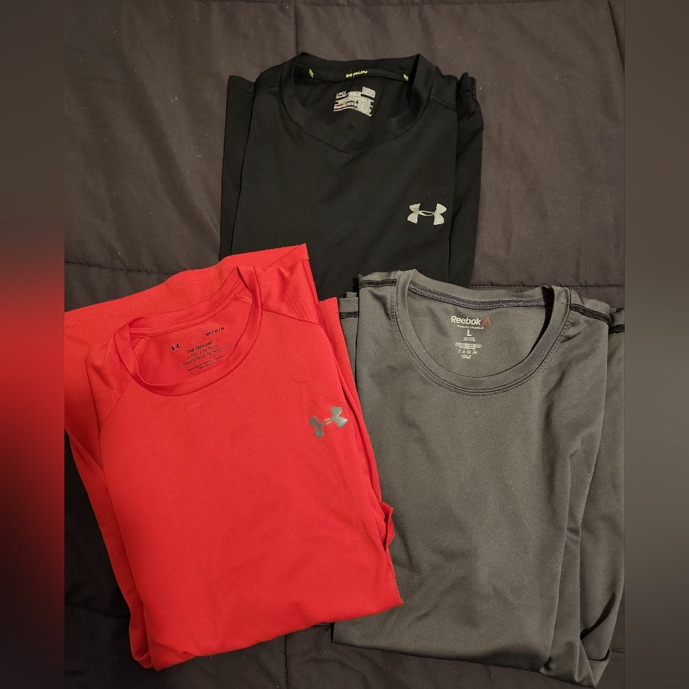 Lot of 3 workout shirts